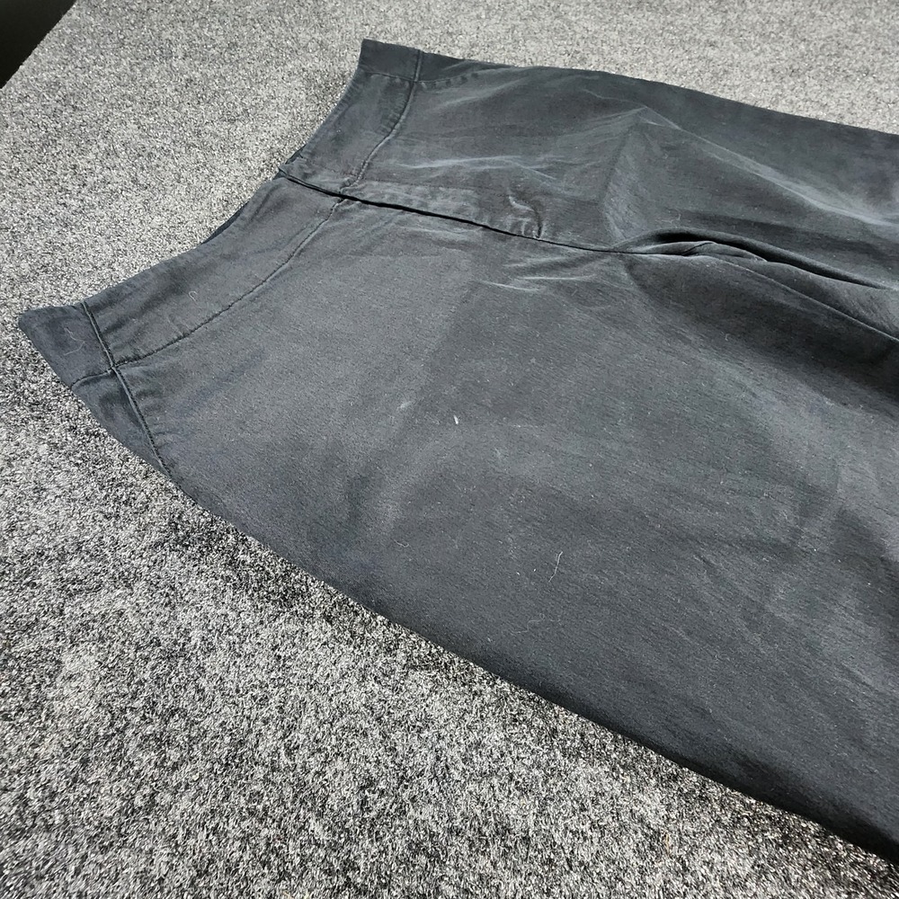 Banana Republic Stretch Black Wide Leg Pants Size 12S‎ Boho Preppy - Picture 2 of 12